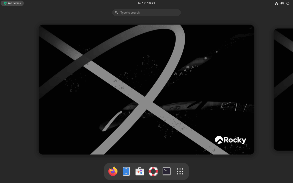 Rocky Linux Screenshot